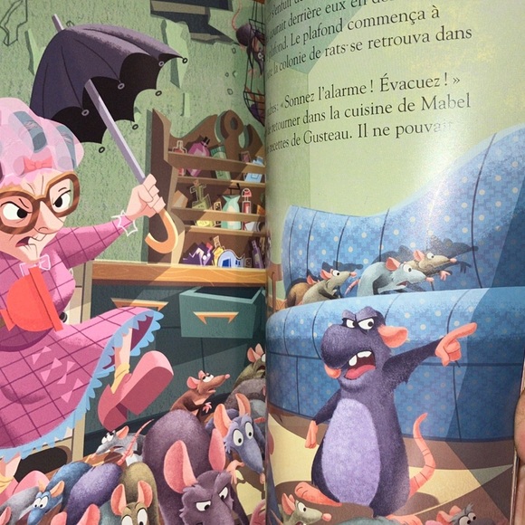 Disney Pixar Ratatouille in French kids picture Storybook - Picture 8 of 14